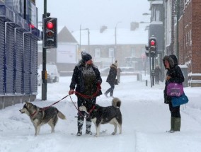 新的英国气象地图准确地显示了668英里长的暴风雪将在何时何地袭击英国